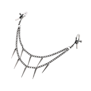 Spiked Chain Nipple Clamp