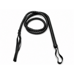 Black long tassel whip
