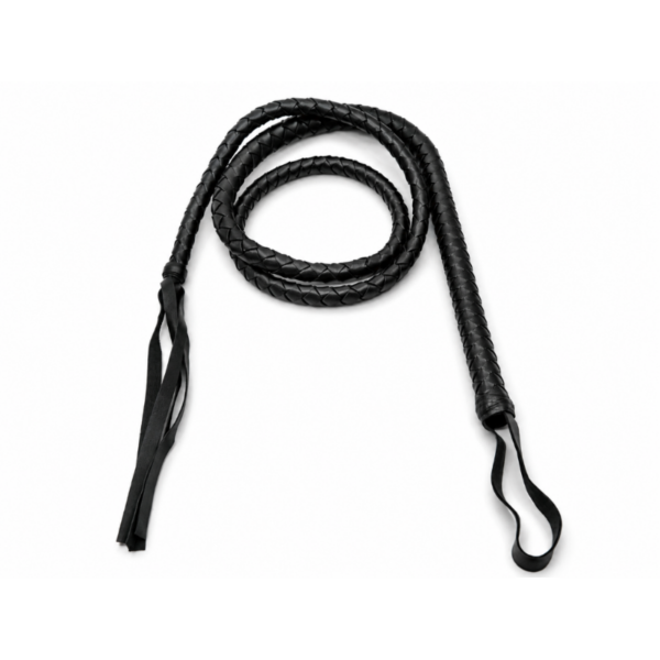 Black long tassel whip