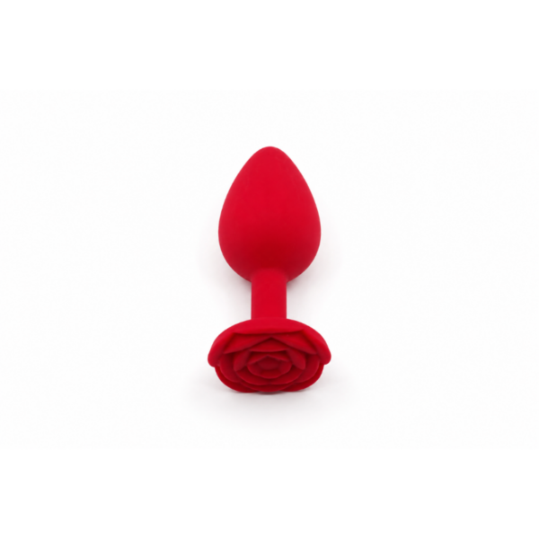 Red flowers, anal plug