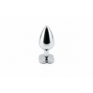 Silver anal plug (four-petal base)