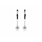 Silver bell without a hollowed-out clasp Nipple Clamp