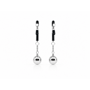 Silver bell without a hollowed-out clasp Nipple Clamp