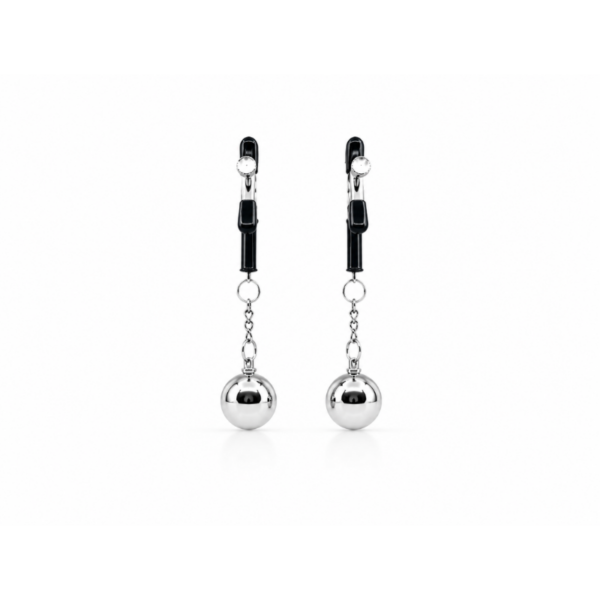 Silver bell without a hollowed-out clasp Nipple Clamp