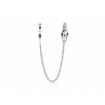 The first layer of the necklace features a special clasp Nipple Clamp