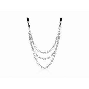 Necklace with three layers Nipple Clamp