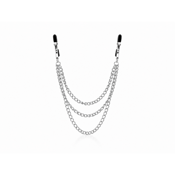 Necklace with three layers Nipple Clamp