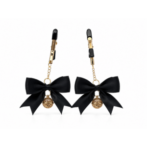 Black and gold bells Nipple Clamp